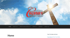 Desktop Screenshot of calvarybcpalestine.com