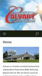 Mobile Screenshot of calvarybcpalestine.com