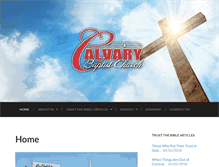 Tablet Screenshot of calvarybcpalestine.com